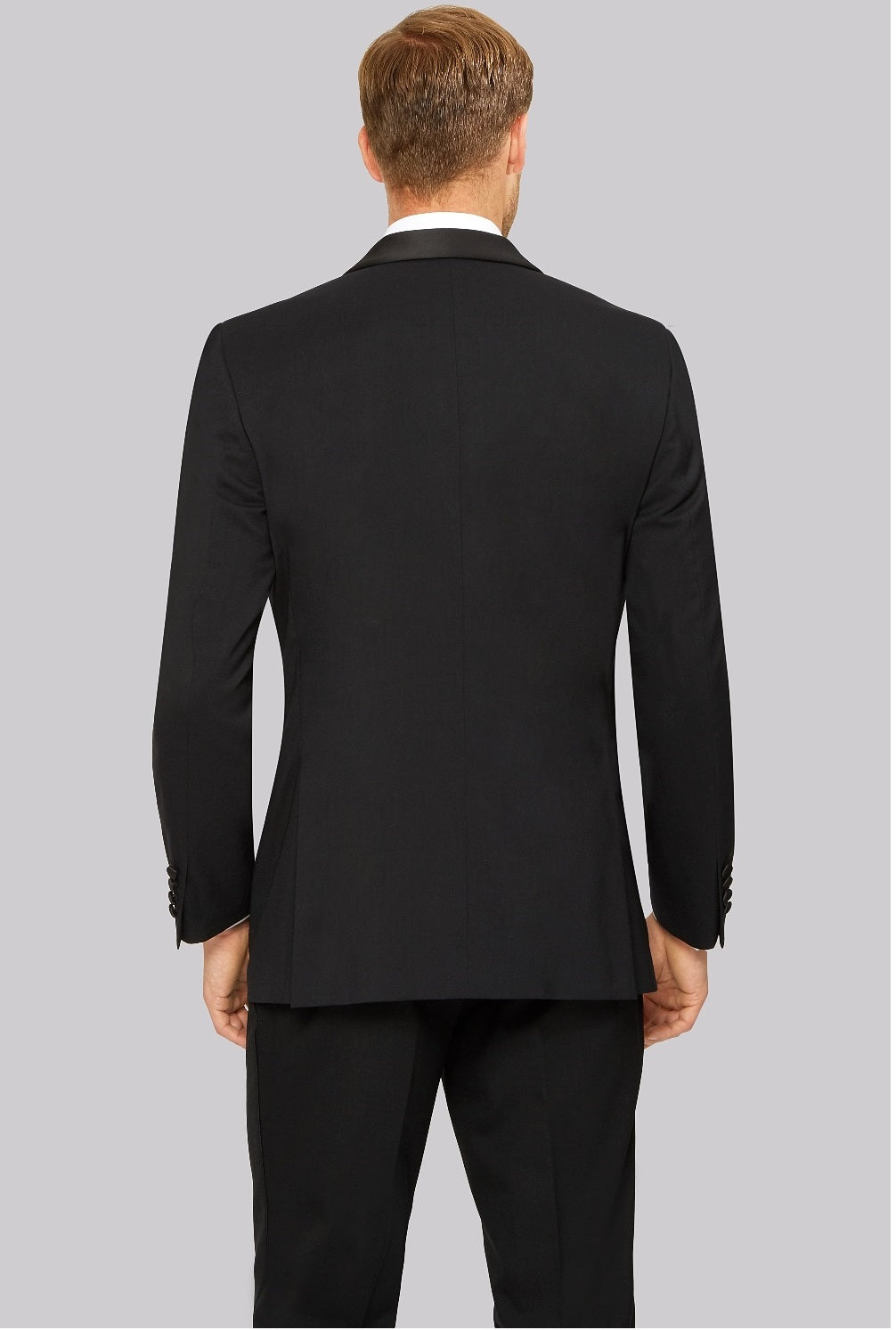 Classic Shawl Collar Suit in Black - Classique Formalwear Brisbane